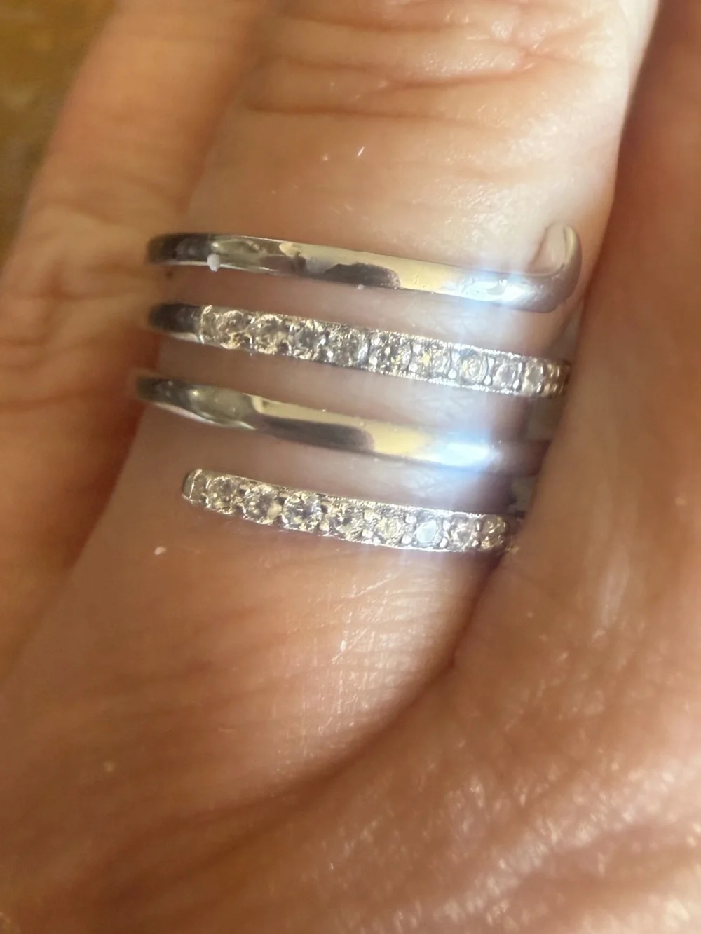 Diamonique sterling silver